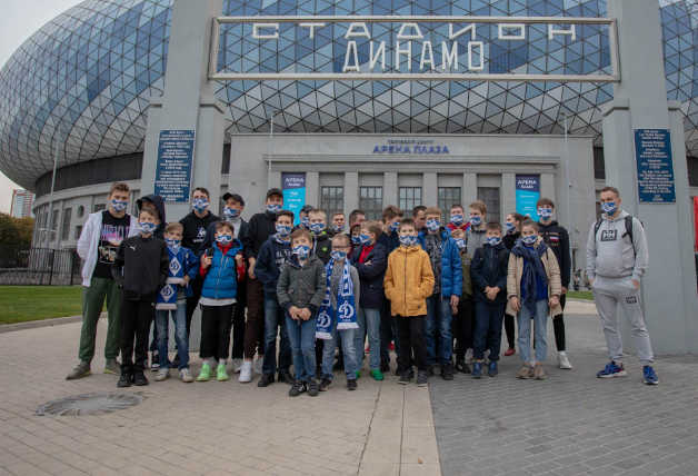 На «ВТБ Арене» прошла экскурсия в рамках «Дня «Динамо» и Банка ВТБ»