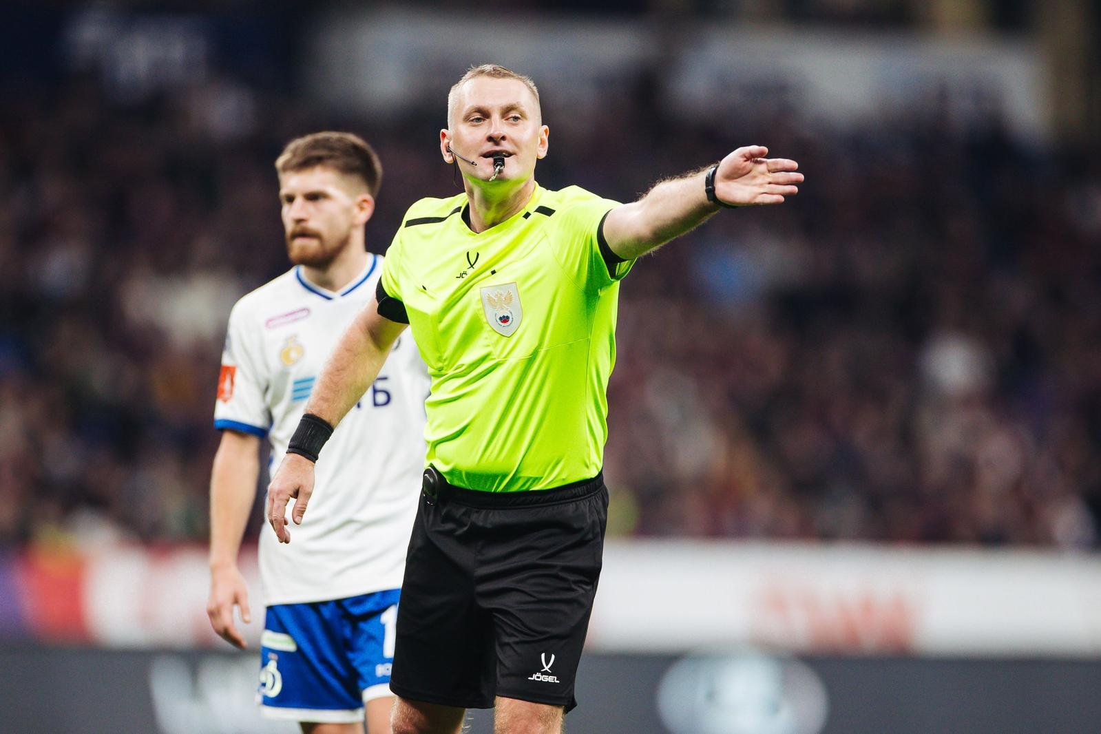 Artem Chistyakov juzgará el partido Krasnodar – Dynamo