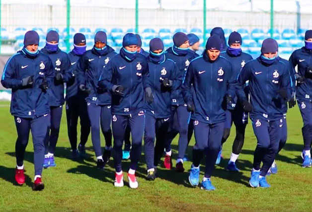 «Динамо» готовится к матчу с «Уфой»