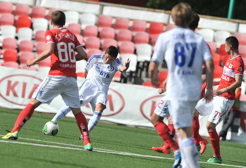 «Спартак» (мол) vs «Динамо» (мол). Голы и опасные моменты 