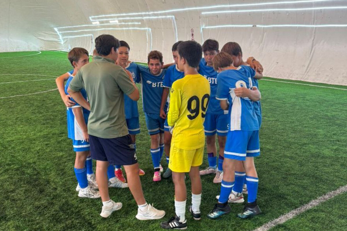The opening of the Dynamo school in Almaty and the children's international tournament