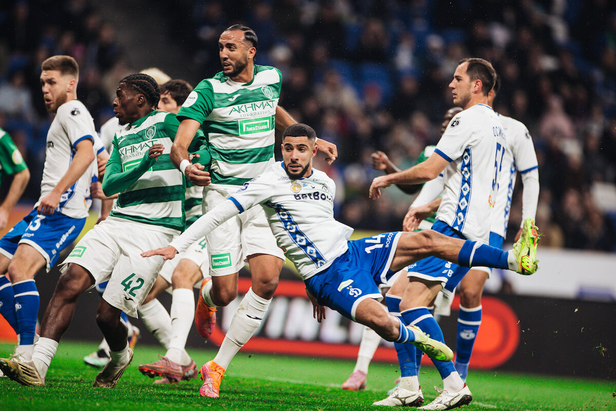 Динамовцы сыграли вничью с «Ахматом»