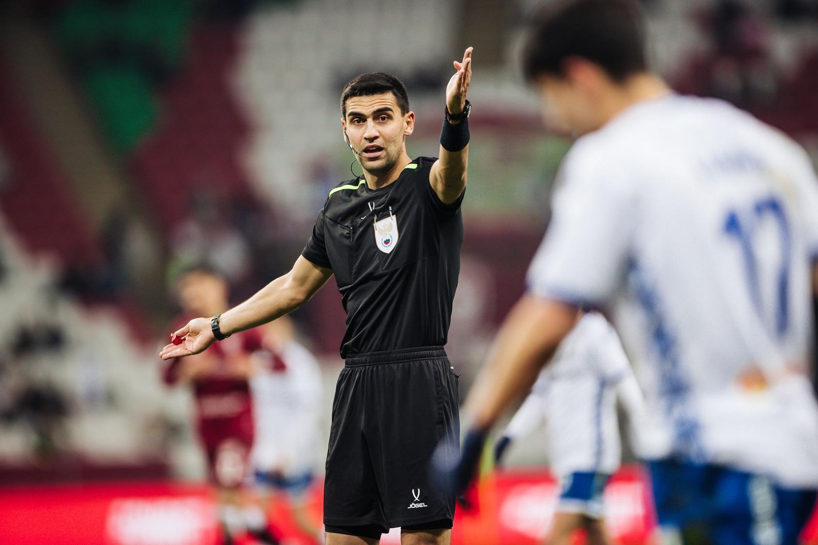 Inal Tanashev – chief referee of the match "Spartak" – "Dynamo"