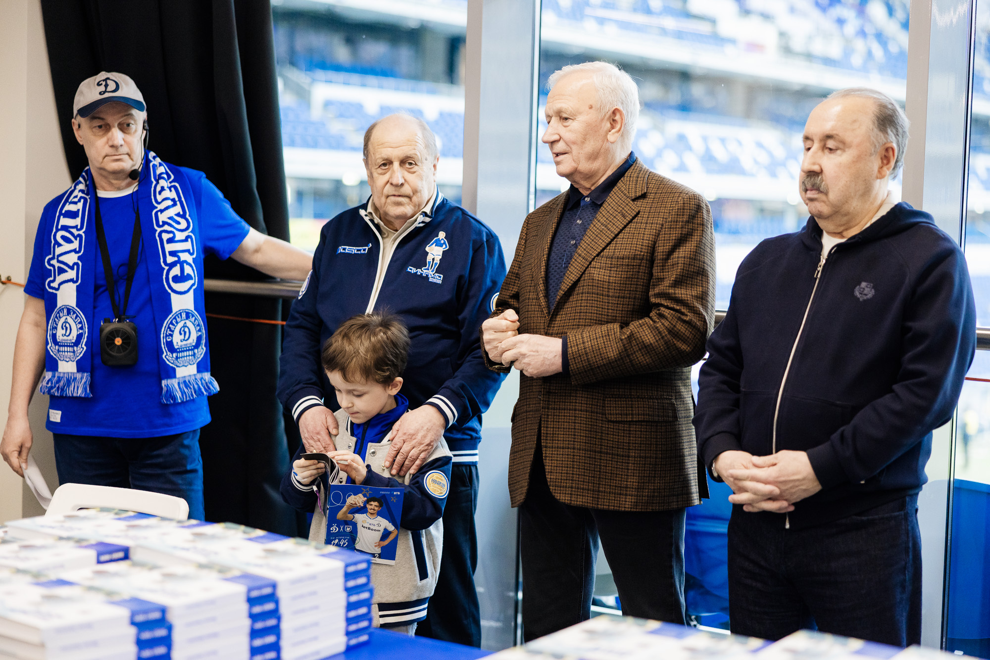 Презентация книги Михаила Гершковича «Вижу мяч» прошла на «ВТБ Арене»