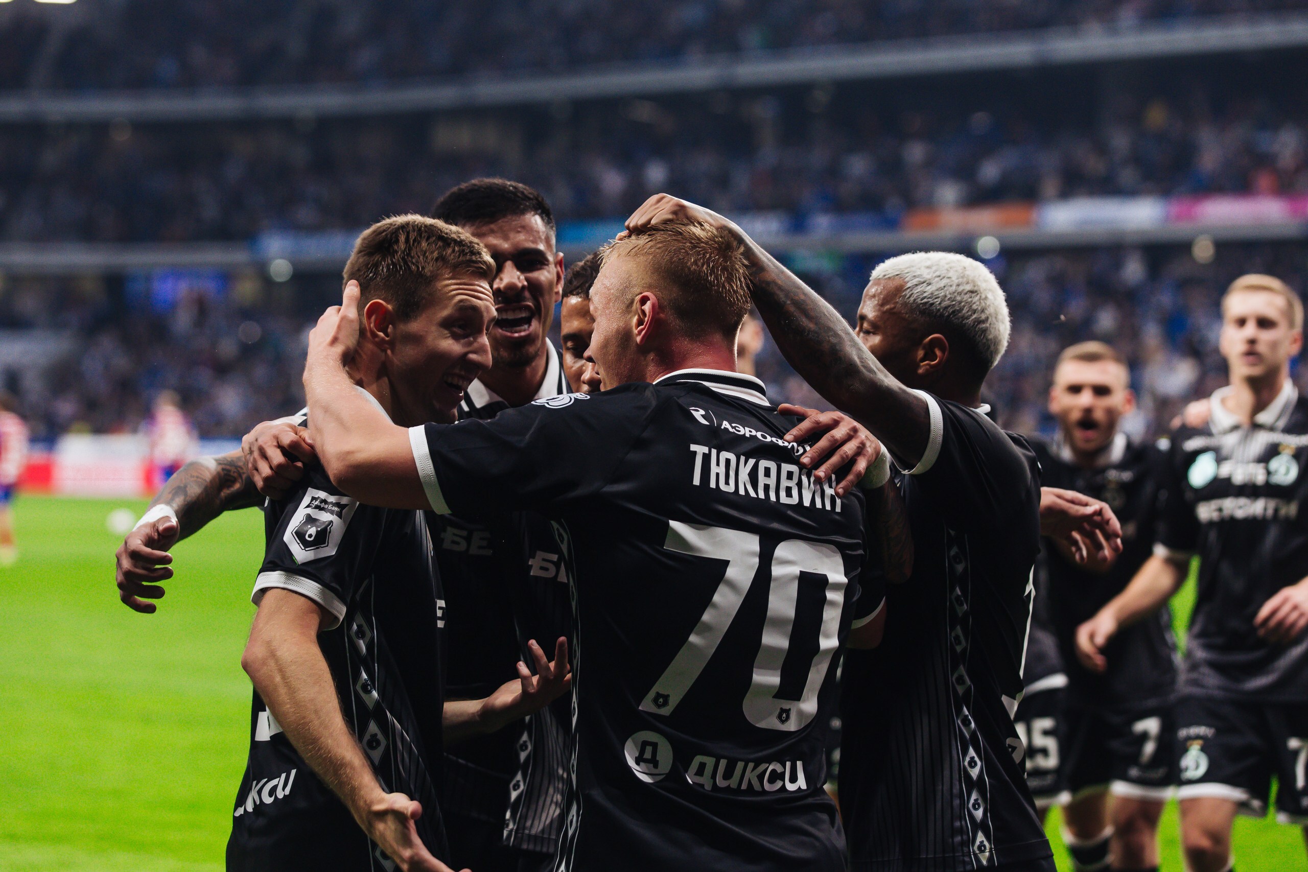Los goles de Tyukavin, Fernández y Okishor dieron la victoria al Dynamo sobre CSKA